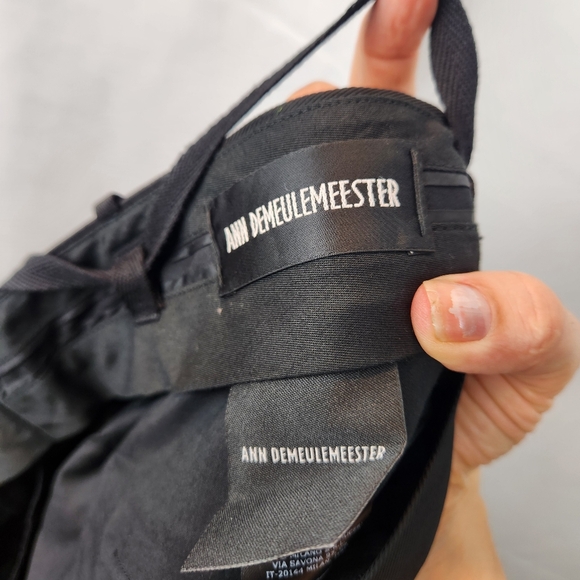 Ann Demeulemeester Bonne Slouchy Satin Trousers In Black size XL(48) BNWT defect - Picture 15 of 16